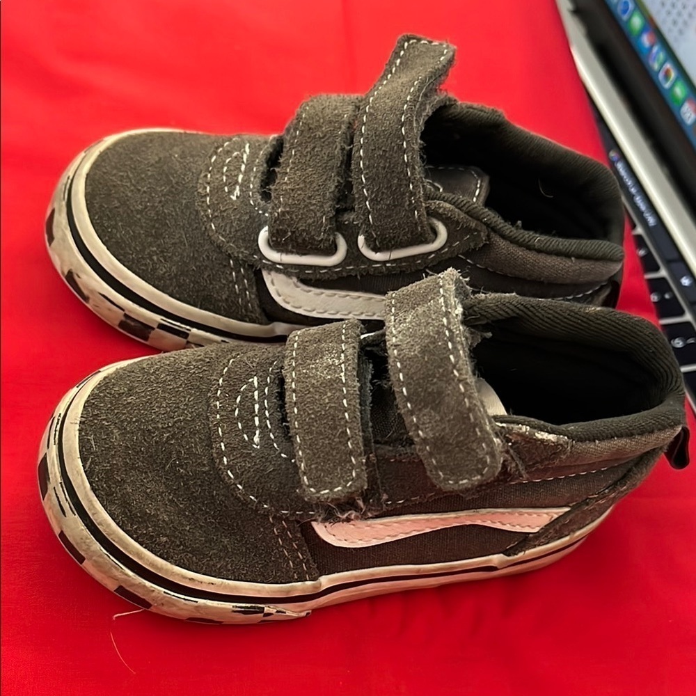 Vans Mid Top Ward Gray Size 5 Baby Toddler